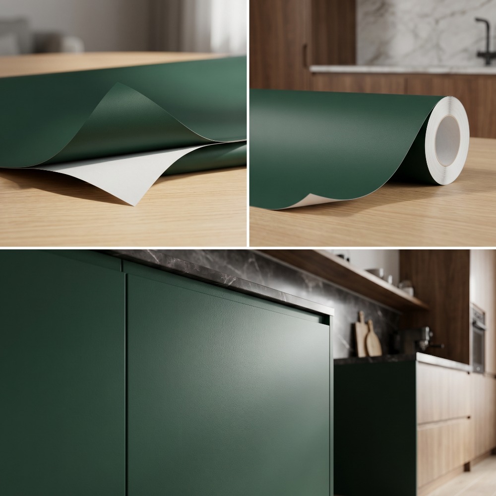 Luxury Lifestyle Wallpaper - Papel de Parede PVC Verde Esmeralda