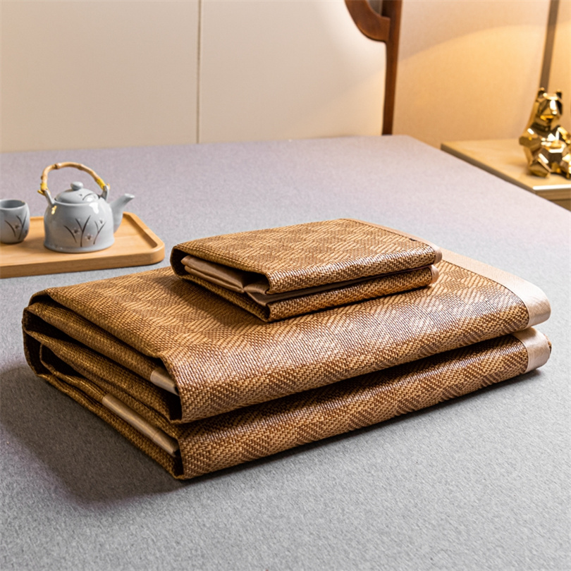Silk Pillowcase Set - Tapete de resfriamento de bambu, tapete