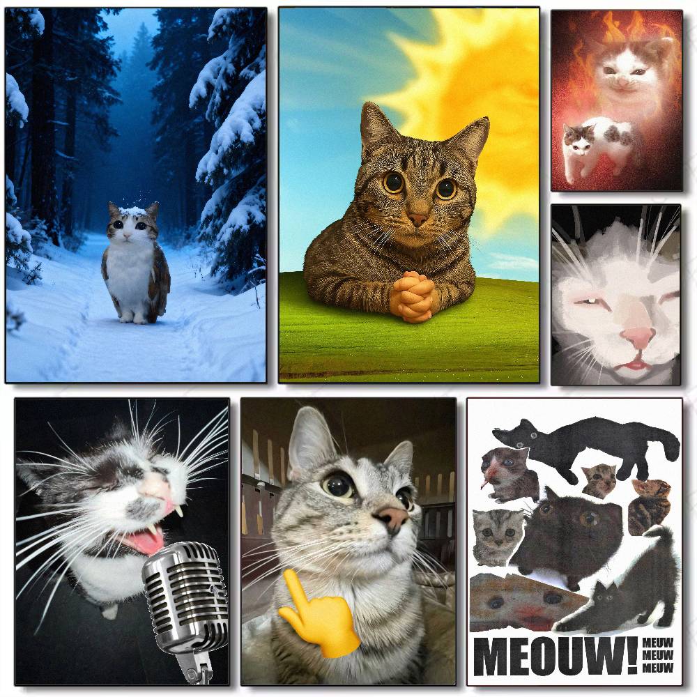Luxury Lifestyle Wallpaper - Pôster de MEME de Gato Grande,