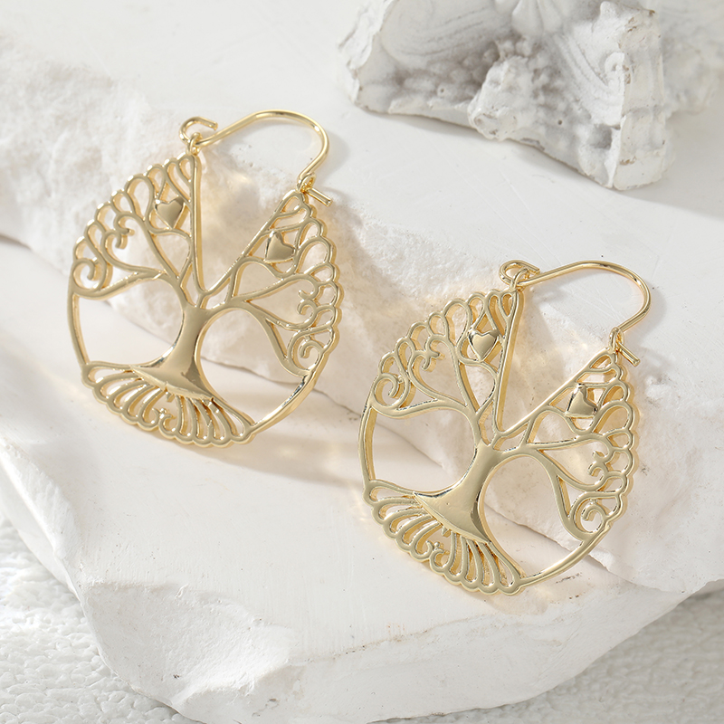 Brincos Pendentes Dourados Exa - Luxury Lifestyle Fashion avaliação e preço