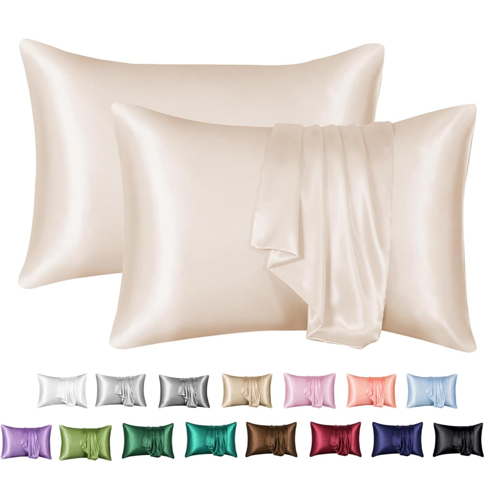 Fronha de cetim para cabelo e  - Silk Pillowcase Set avaliação e preço