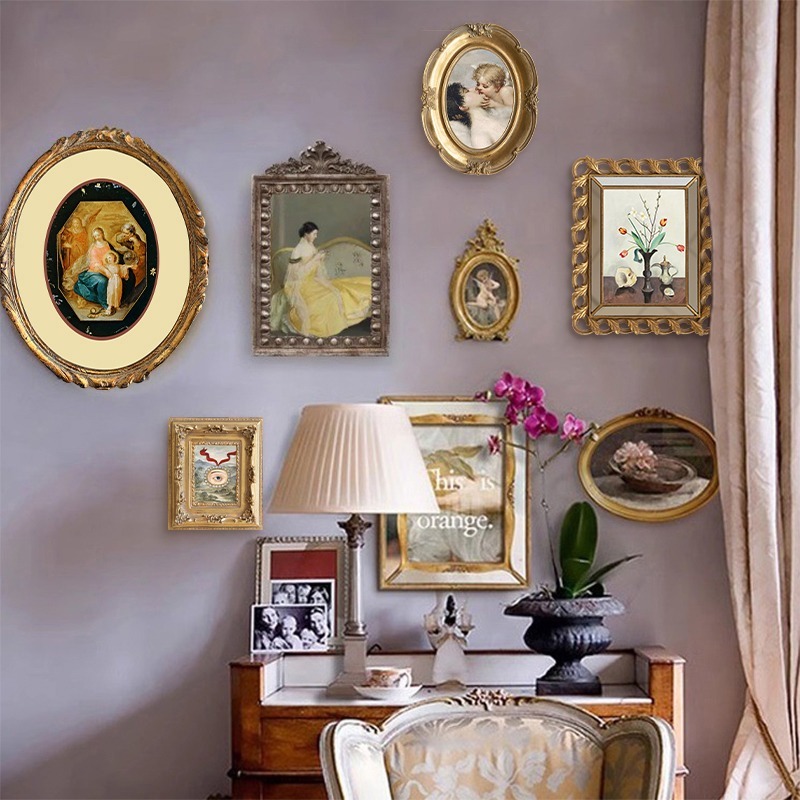 Moldura de pintura retrô para  - Luxury Lifestyle Wallpaper avaliação e preço