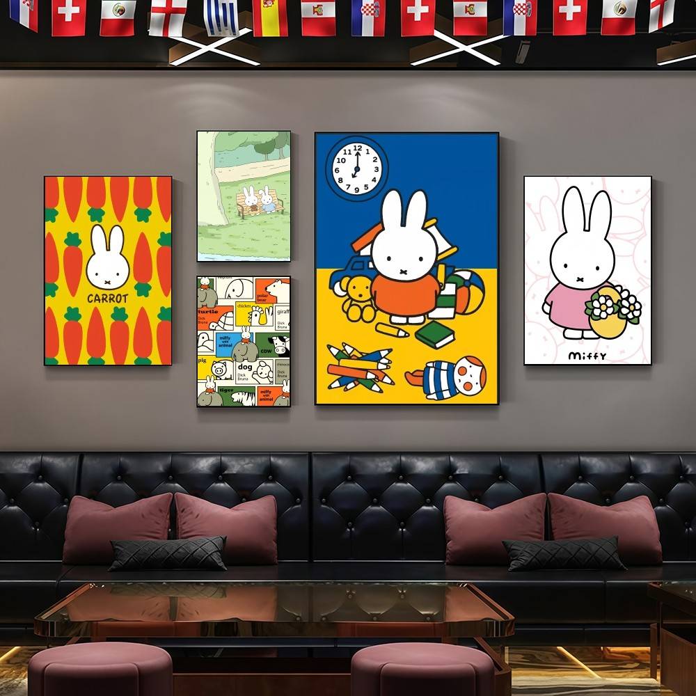 Adesivo de pôster fofo M-miffy - Luxury Lifestyle Wallpaper avaliação e preço