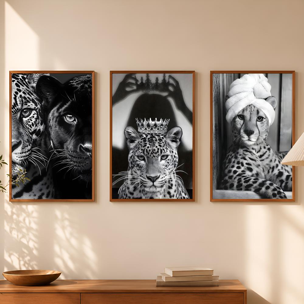 Pôster de leopardo preto e bra - Luxury Lifestyle Wallpaper avaliação e preço