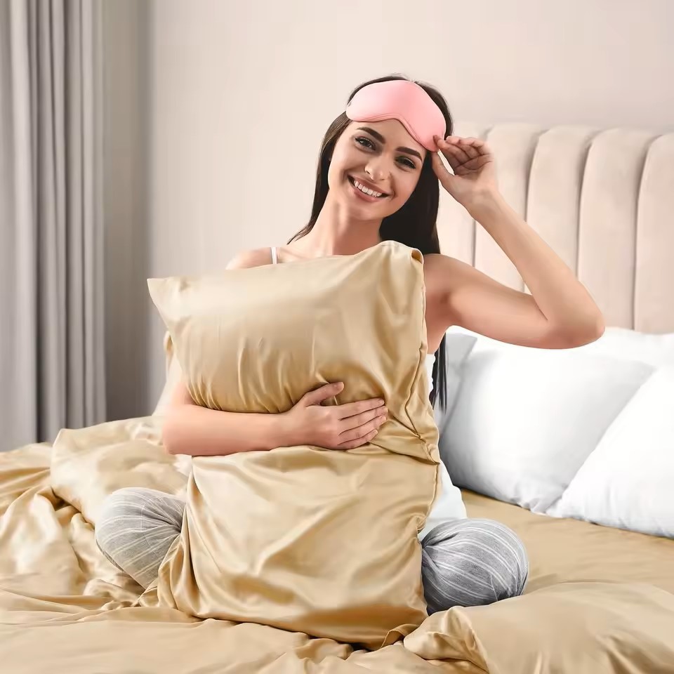 1PC Fronha de Cetim para Cabel - Silk Pillowcase Set avaliação e preço
